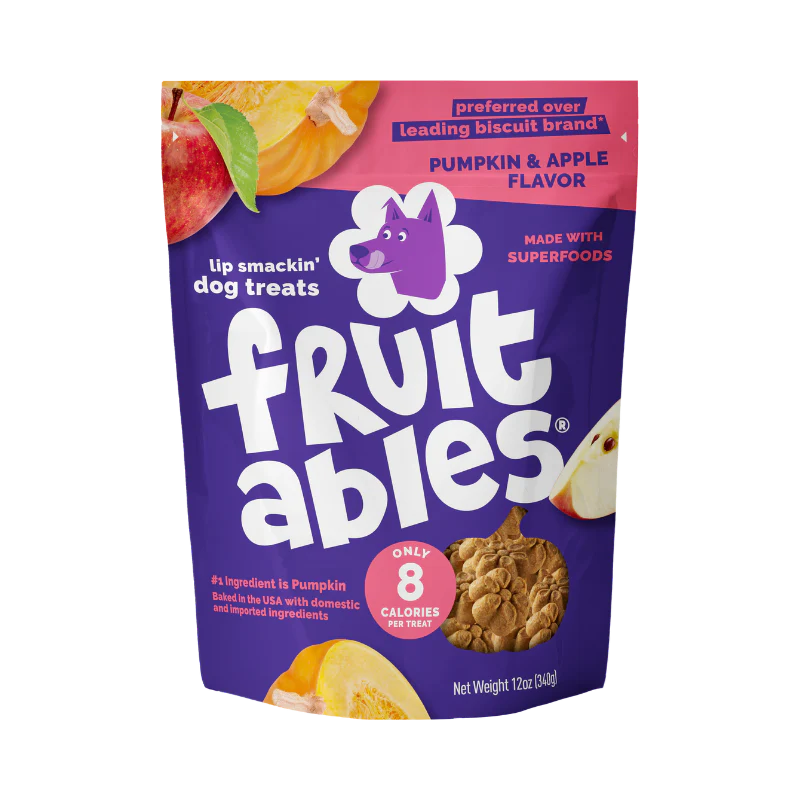 Fruitables – Gâteries citrouille et pomme