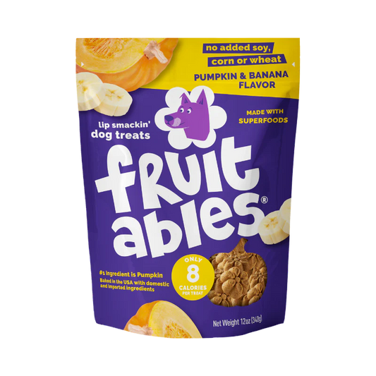 Fruitables – Gâteries citrouille et banane