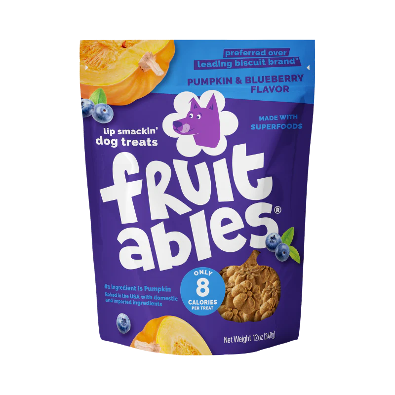 Fruitables – Gâteries citrouille et bleuet