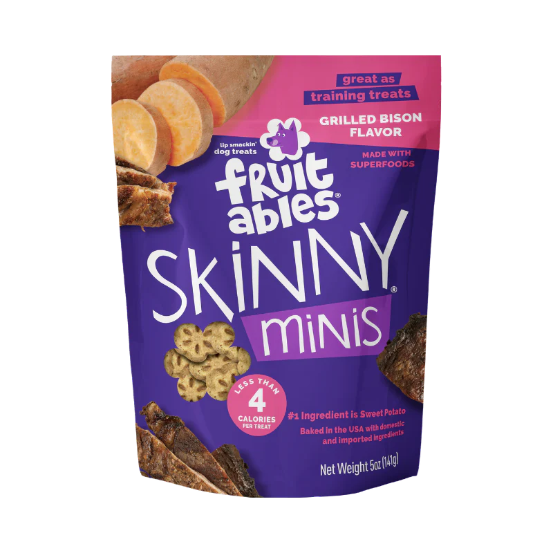 Fruitables – Gâteries ''Skinny Minis'' – Bison