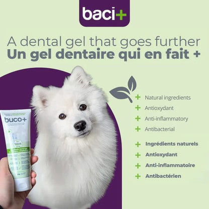 Baci + – Gel dentaire enzymatique Buco+ pour chiens et chats