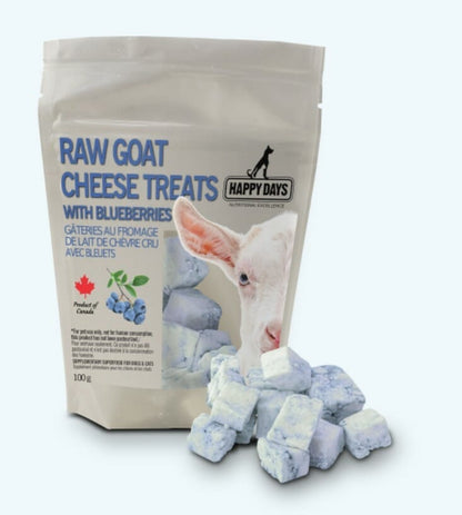 Happy Days – Gâteries au fromage de lait de chèvre cru