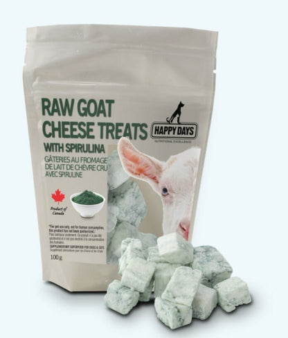 Happy Days – Gâteries au fromage de lait de chèvre cru