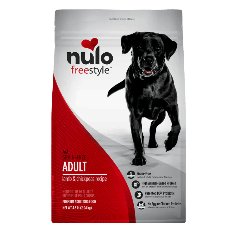 Nulo – Freestyle - Adulte sans grains - Agneau et pois chiches