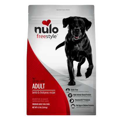 Nulo – Freestyle - Adulte sans grains - Agneau et pois chiches