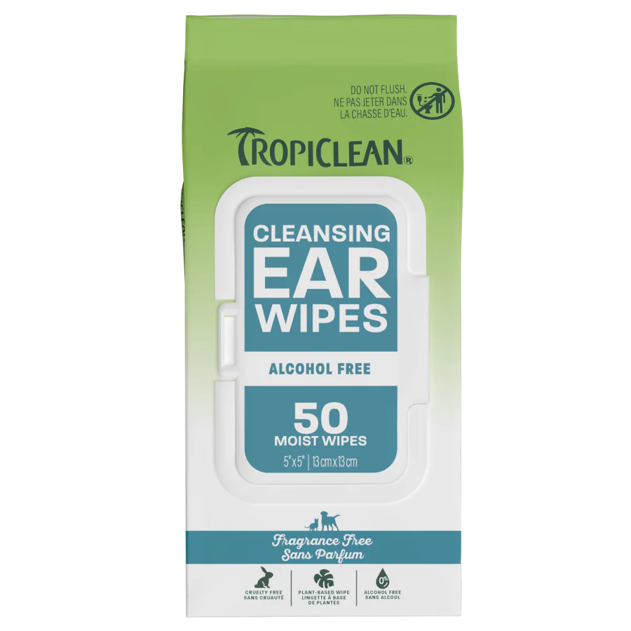Tropiclean – Lingettes nettoyantes pour oreilles