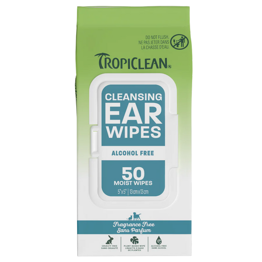 Tropiclean – Lingettes nettoyantes pour oreilles