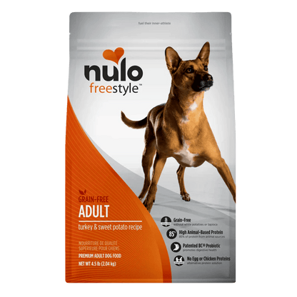 Nulo – Freestyle - Adulte sans grains - Dinde et patates douces