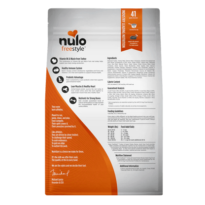 Nulo – Freestyle - Adulte sans grains - Dinde et patates douces