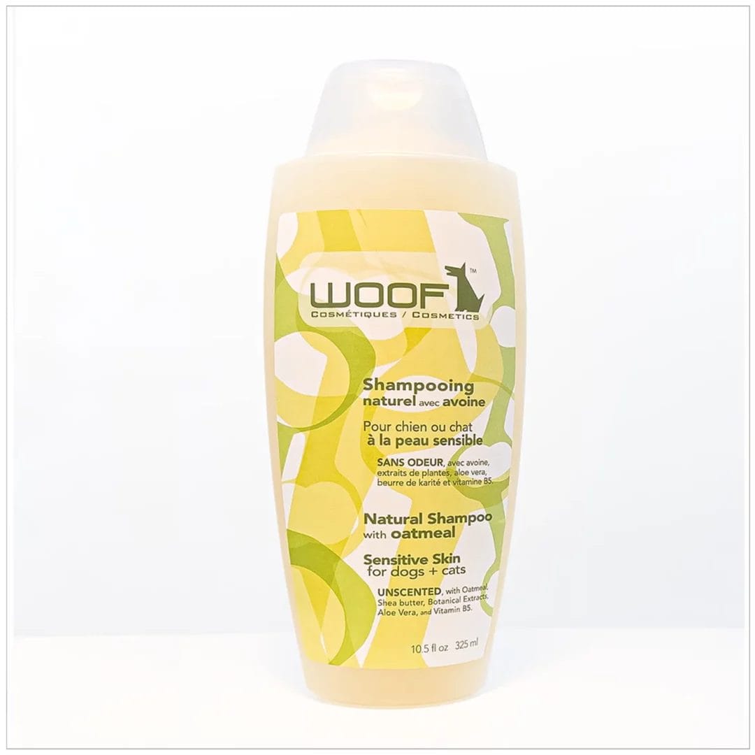 Woof – Shampooing sans odeur pour peau sensible – chien ou chat