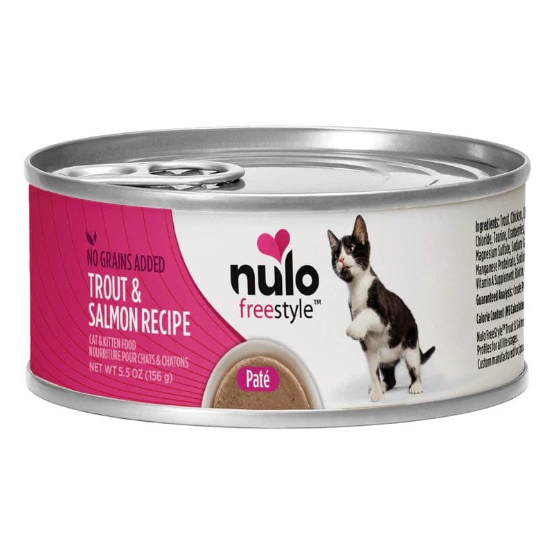 Nulo – Conserve chat freestyle - Truite et saumon en pâté