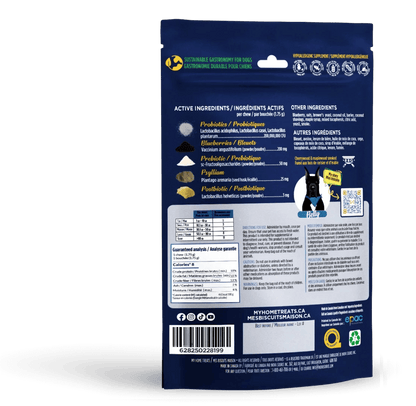 Mes biscuits maison –  Supplément hypoallergénique pour chien aux bleuets - Digestion+ 170g