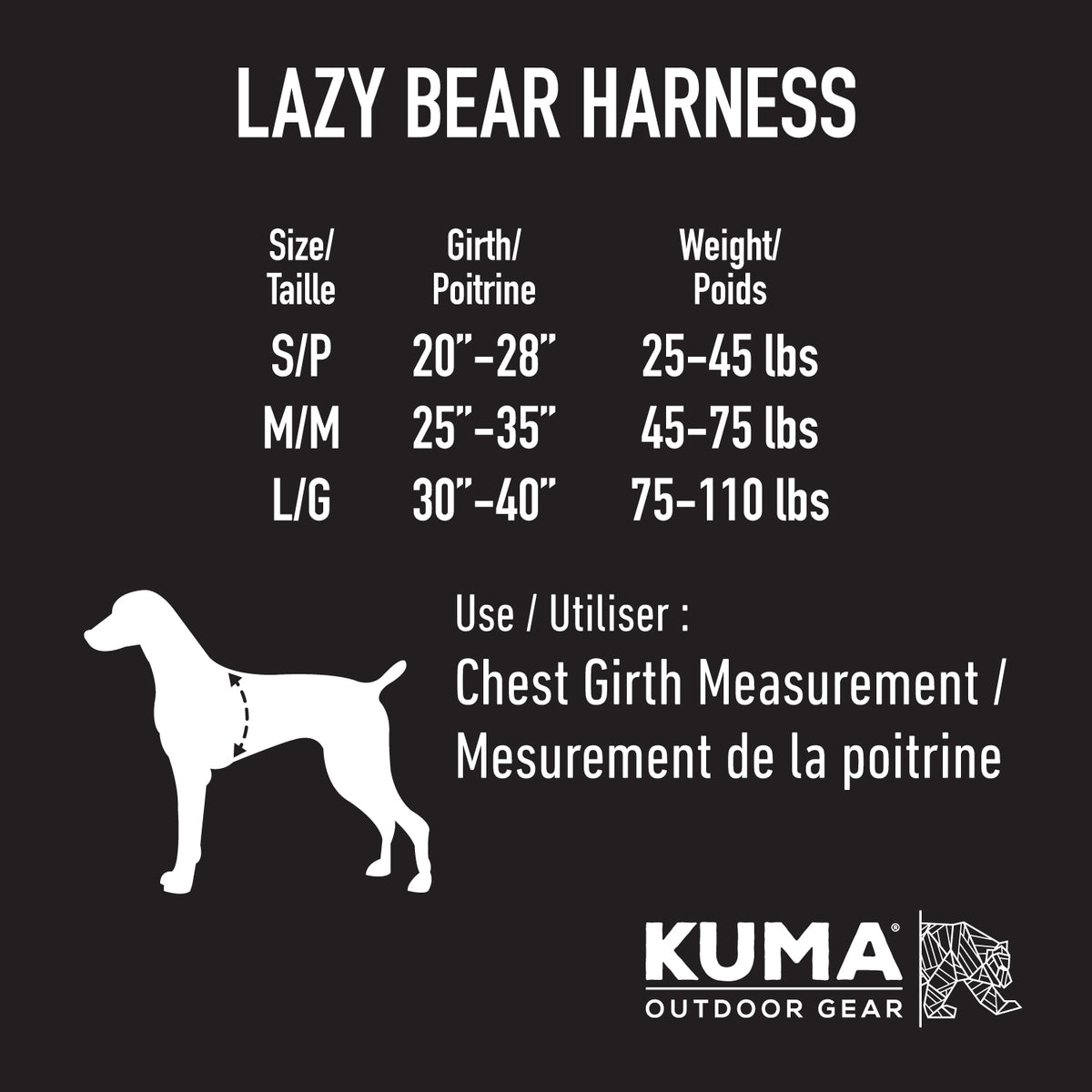 Kuma outdoor gear – Harnais lazy bear