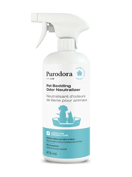 Purodora – Neutralisant d'odeurs de literie pour animaux