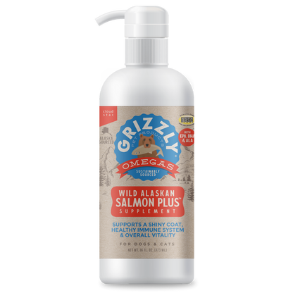 Grizzly Pet Products – Huile de saumon plus