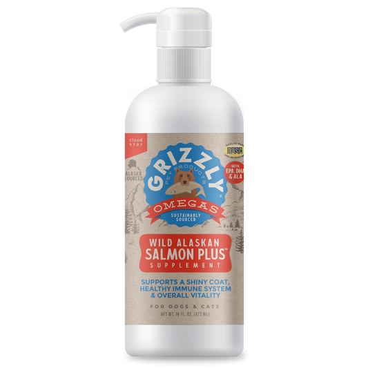 Grizzly Pet Products – Huile de saumon plus