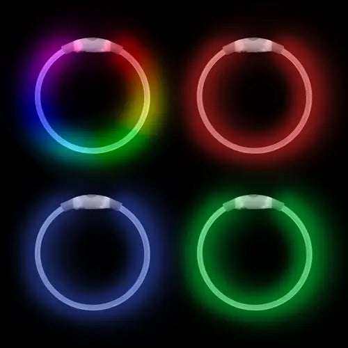Nite Ize – NiteMeow - Collier Lumineux LED Rechargeable – Choix de 3 couleurs