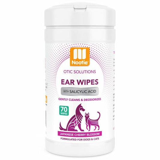 Nootie – Lingettes nettoyantes pour oreilles – Fleur de cerisier japonais