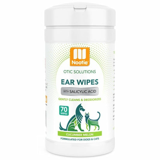 Nootie – Lingettes nettoyantes pour oreilles – Concombre Melon