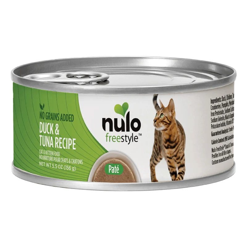 Nulo – Conserve chat freestyle - Canard et thon en pâté