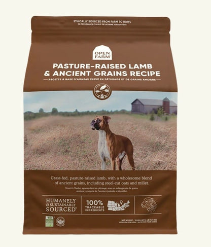 Open Farm – Recette à l'agneau – Grains anciens