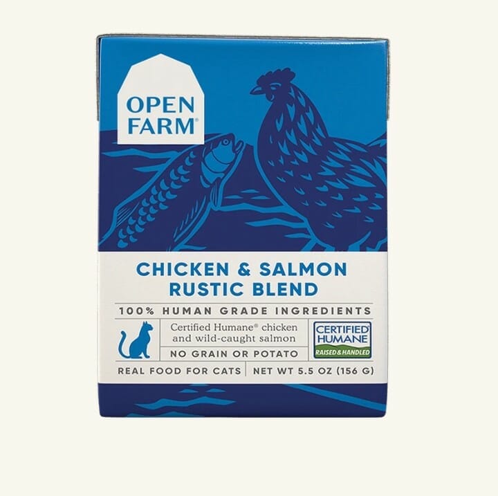 Open Farm – Ragoût rustique au saumon sauvage et poulet – 156g