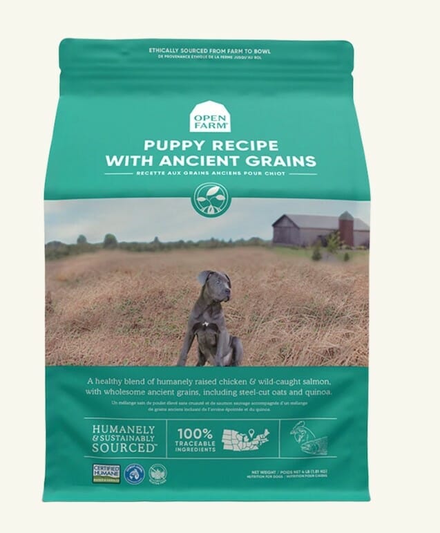 Open Farm – Recette pour chiots – Grains anciens