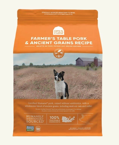 Open Farm – Recette au porc – Grains anciens