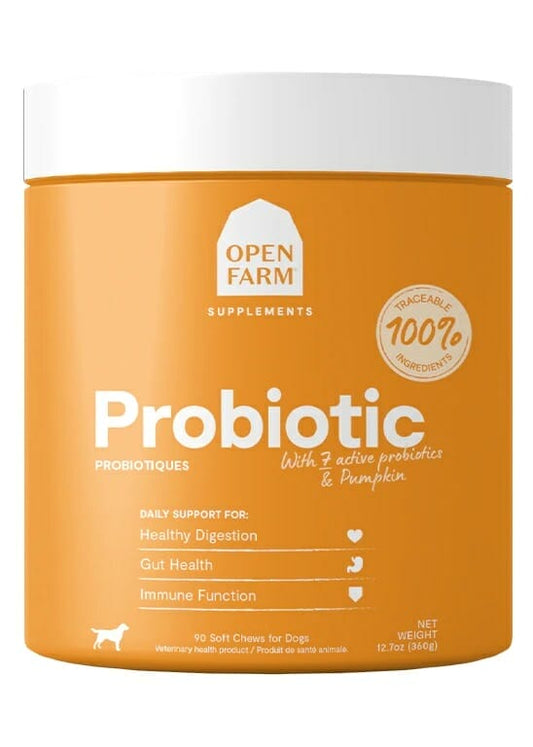 Open Farm – Supplément probiotiques – 90 bouchées