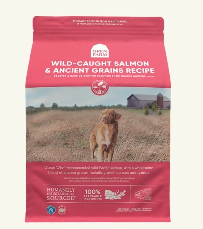 Open Farm – Recette au saumon sauvage – Grains anciens