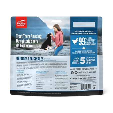 Orijen – Gâteries lyophilisées – Originales