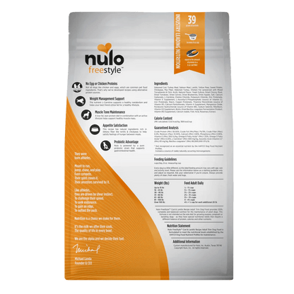 Nulo – Freestyle - Adulte santé sans grains - Morue et lentilles
