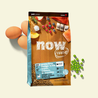 Petcurean – Now Fresh Sans Grains – Truite/Saumon/Hareng