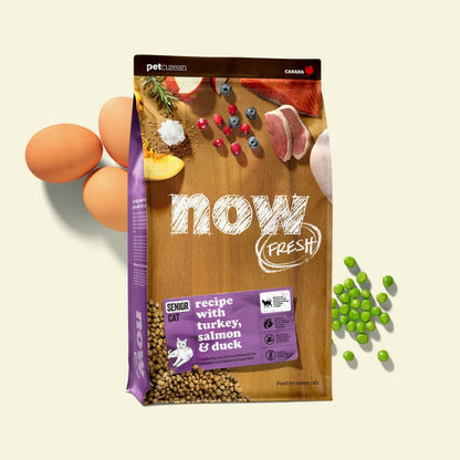Petcurean – Now Fresh Sans Grains – Senior Dinde/Saumon/Canard