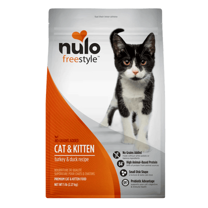 Nulo – Freestyle - Chats et chatons sans grains - Dinde et canard