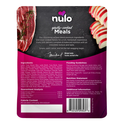 Nulo – Gently-cooked  - Agneau et pommes - 255g