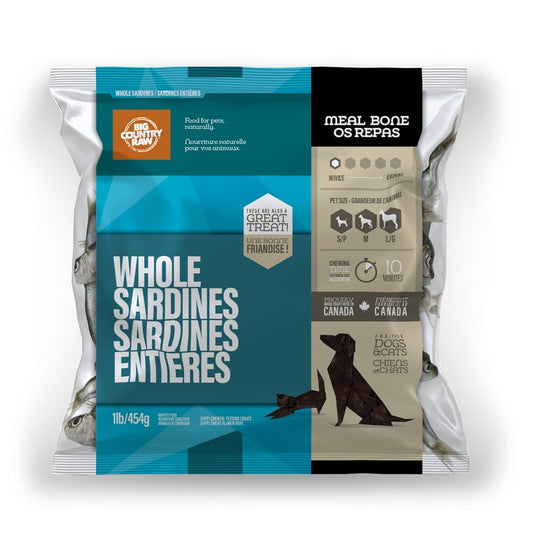 Big Country Raw – Bones – Sardines  - 1lb