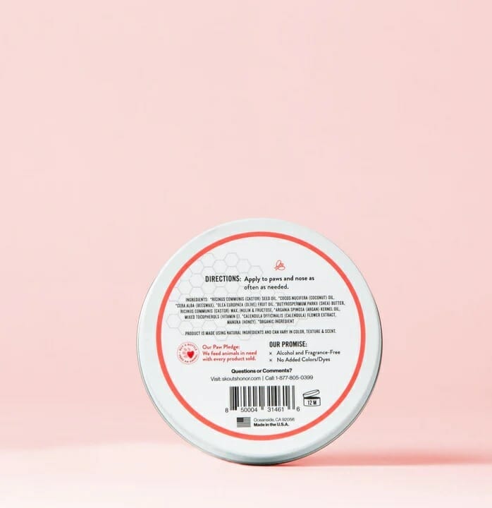 Skout's Honor – Baume prébiotique pattes et museaux – Miel de Manuka