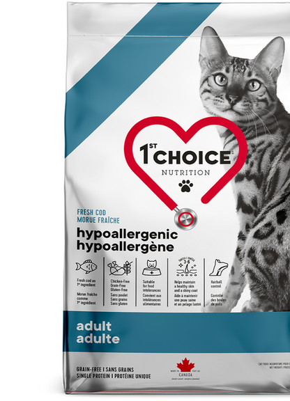 1st Choice – Adulte - Hypoallergène - Morue fraîche