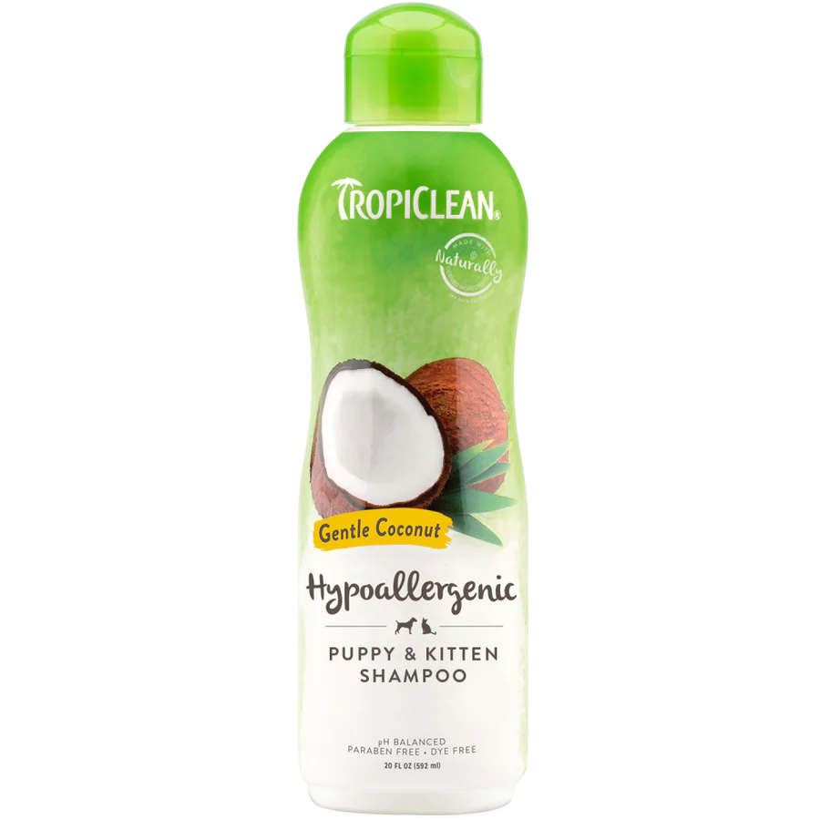 Tropiclean – Shampoing pour chiot et chaton hypoallergénique