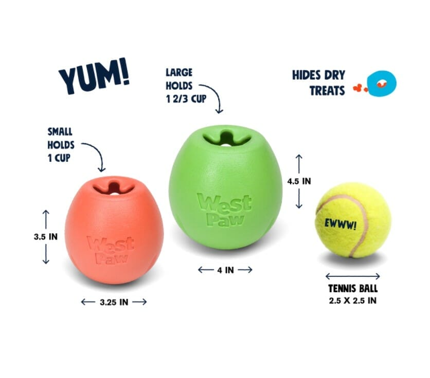 West Paw – RUMBL Zogoflex – Distributeur à gâteries