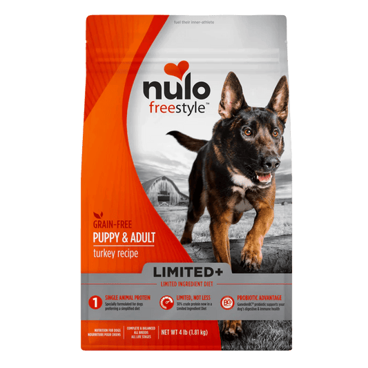 Nulo – Freestyle - Chiot et adulte limited+ sans grains - Dinde